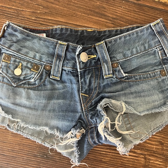 True Religion Pants - True Religion Brand Jeans- "Joey Cut- Off" Jean Shorts